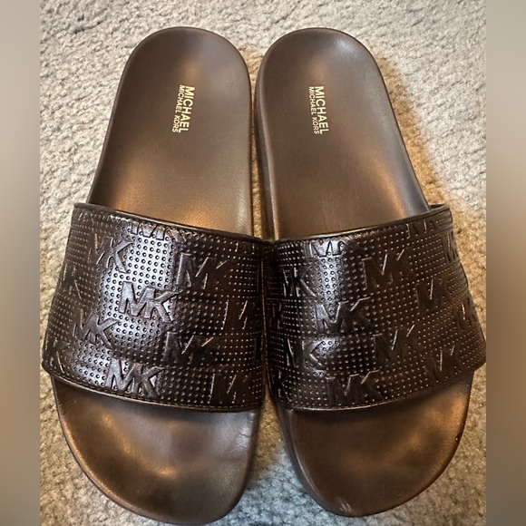 Women’s Michael Kors Slides Black size 9 - Picture 1 of 3
